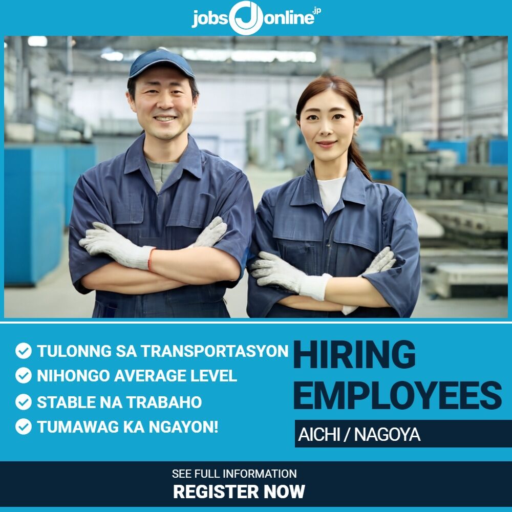 Aichi: Malawakang job hiring sa Nagoya-shi Midori-ku Yokobuki