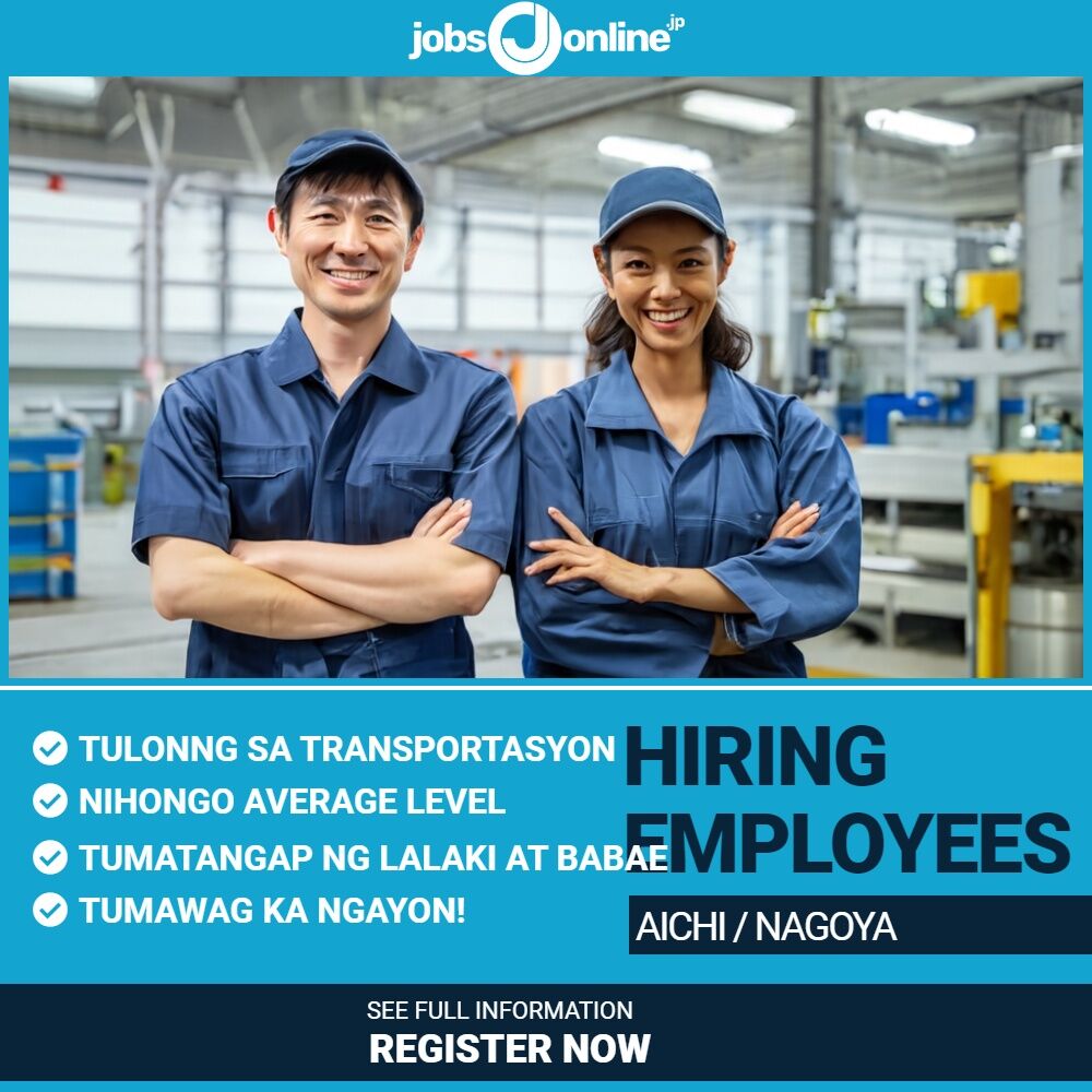 Aichi: Malawakang job hiring sa Nagoya-shi Meito-ku Kamisuge