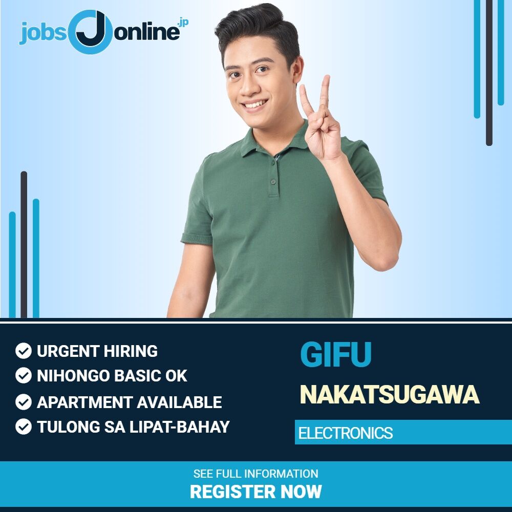 Gifu: ¥150.000 bonus, malawakang job hiring sa Nakatsugawa