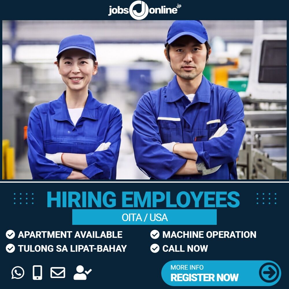 Autoparts factory hiring in Oita-ken Usa-shi