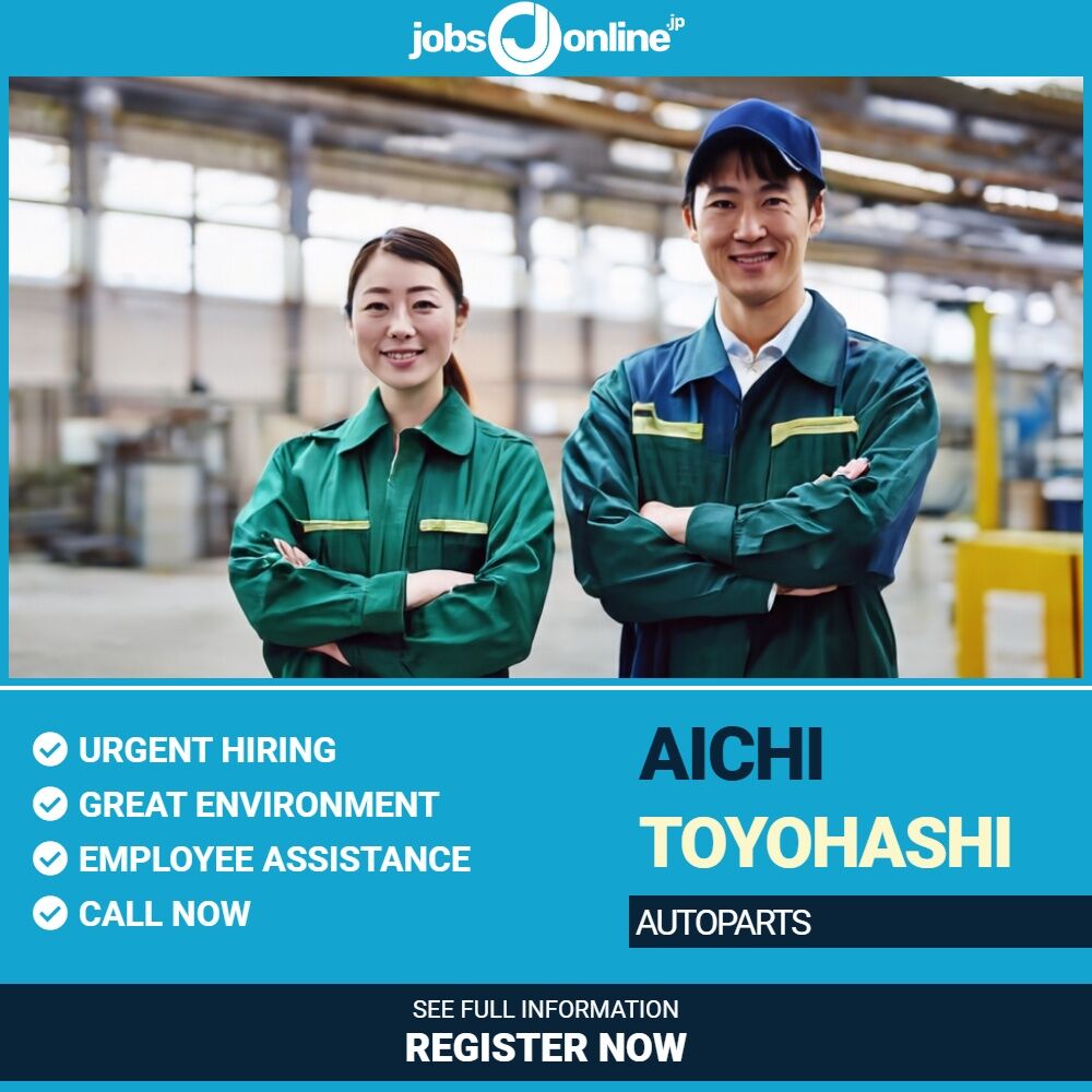 Aichi: autoparts factory hiring in Toyohashi