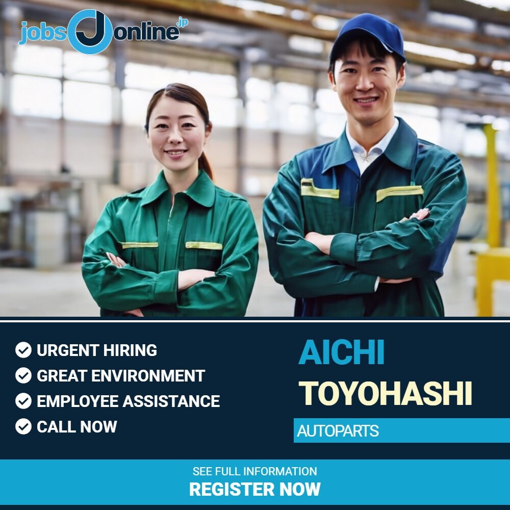 Aichi: autoparts factory hiring in Toyohashi